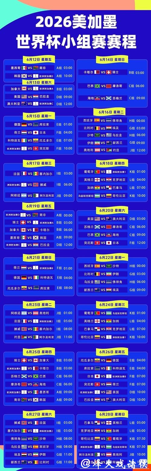 2026年世界杯直播免费免费观看指南